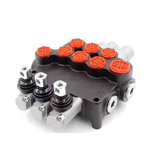 Válvula de Control Direccional Hidráulica Manual de 3 Vías con Bloqueo Simple y Válvula de Alivio P80-G12-G34 |   Fabricante OEM - Product Image 1