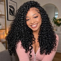 Perruques sans colle de qualité supérieure, perruques courtes bouclées sans couture, perruques 3 en 1 pour femmes, 100% cheveux humains