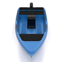 Blue Lake HDPE Speed Boat 4.9M Coque anti-vague moulée monobloc de capacité 7 personnes pour une conduite en douceur Couleur Bateau à rames rapide