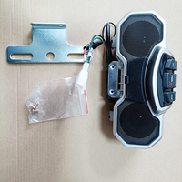 Radio FM audio pour moto, AUX USB carte TF - Compatible AUX in, affichage, lecteur de musique MP3, haut-parleur stéréo étanche MT487