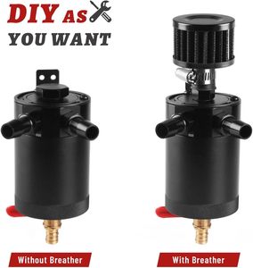 Xuzhong 150ml phôi nhôm phổ dầu bắt có thể <span class=keywords><strong>2</strong></span> cổng breather Lọc cống Van 4 Adapter/vít/máy giặt Bộ phận động cơ - Product Image 6