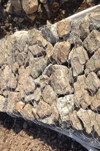 Eenvoudige Installatie Gelaste Gabion Box Keermuur Schanskorf Gaas Doos Zeshoekige Schanskorf