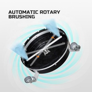 Nettoyeur de surface <span class=keywords><strong>pour</strong></span> nettoyeur haute pression 4500psi Nettoyeur à disque en acier inoxydable 28Mpa avec roues - Product Image 5