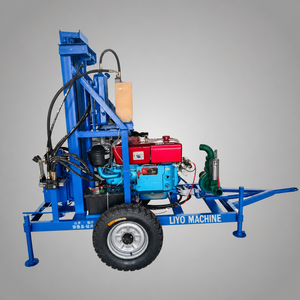 เครื่องเจาะบ่อน้ำแบบไฮ<span class=keywords><strong>ด</strong></span>รอลิกเต็มรูปแบบ ขับเคลื่อน<span class=keywords><strong>ด</strong></span>้วยดีเซล พร้อมระบบหมุนเวียนน้ำยาขุดเจาะ - Product Image 3