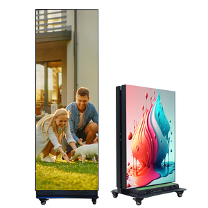 Poster LED Digitale Mobile P1.86 a Prezzo di Fabbrica, Sottile e ad Alta Risoluzione, Cartellone Pubblicitario Intelligente per Agenzie Immobiliari - Product Image 1
