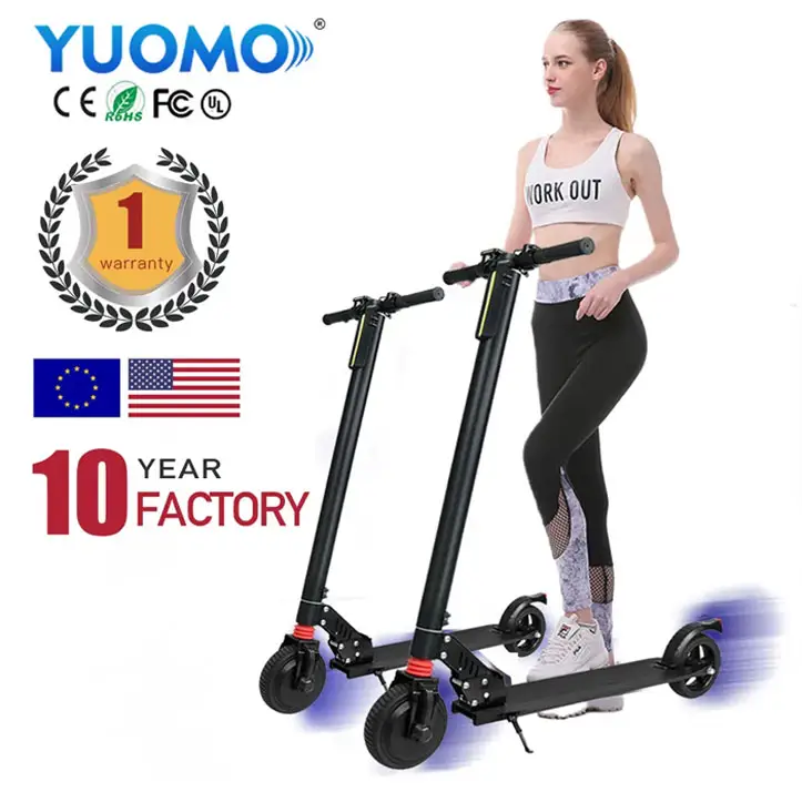 Yuomo 180W Electric Scooter With Pedals Delivery Uk High Speed Israel 3 Wheel Scooters Off Road