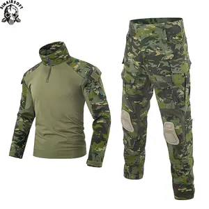 SINAIRSOFT uomo serie tattica Paintball caccia uniforme combattimento Gen3 Multicam camicia Tropic & pantaloni & ginocchiera