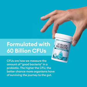 Venta caliente Immune Digestive Support Prebióticos orgánicos digestivos 60 Billion CFU Cápsulas de probióticos para adultos - Product Image 5