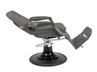 Vente en gros de meubles de salon, équipement chaise de salon de coiffure, chaises de barbier professionnelles, squelette entièrement en alliage d'aluminium