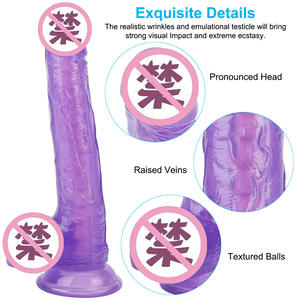 21cm लंबाई के लिए विशाल आकार Tpe dildo महिलाओं योनि मालिश - Product Image 4