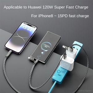 120W Nhanh Chóng Sạc Bện Che Chắn Cáp Dữ Liệu Phổ Quát Loại C PVC 3A Cho Cho Vinh Quang Điện Thoại Android Kéo Đèn Flash - Product Image 4