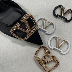 Новый дизайн обуви талисманы Стразы обувь Пряжка металлические аксессуары для женщин свадебный каблук Кристалл талисманы украшения Аксессуары - Product Image 1