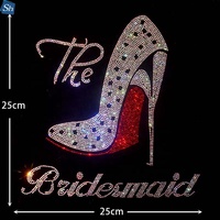 Transfert de strass personnalisé à motif créatif pour vêtements, traitement par estampage à chaud au laser, accessoires vestimentaires, motif DIY