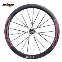 Jeu de roues de vélo de course GIOO F2 PRO de haute qualité, moyeu 7-12 vitesses, jante carbone 700c, largeur extérieure 28 mm, frein à disque Center Lock, planétaire