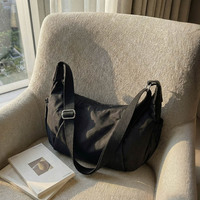 Tas Belanja Selempang Bahu Tunggal Laris Manis, Kapasitas Besar, Tas Duffel Mini Wanita, Tas Olahraga Custom untuk Yoga, Berenang, dan Bepergian