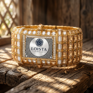 Relojes de Lujo Modernos con Movimiento de Cuarzo Hecho a Mano, Esfera de Cristal Moissanite, Alta Calidad, del Proveedor LOISTA JEWELS - Product Image 1