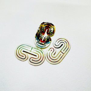 Écusson en silicone souple multicolore 3D à coudre en forme de cœur/strass pour chapeau, accessoires de vêtements, couture et repassage en caoutchouc - Product Image 2