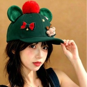 Casquette de baseball en polyester 100 % avec impression en relief, personnalisable, style <span class=keywords><strong>bonnet</strong></span> de Père Noël pour adultes, ajustable, 6 panneaux, pour fête de Noël - Product Image 1
