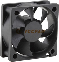 Ventilador de CC YCCFAN 50x50x20 5020 YDH5020C05, 6000 rpm, Alta Velocidad, Rodamiento de Bolas, Ventilador de Refrigeración sin Escobillas de 12v CC