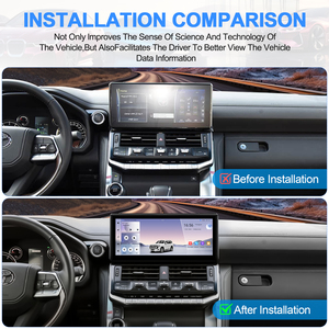 NaviHua Nuevo Modelo 12.3'' para Toyota Land Cruiser LC300 2022 2025, Radio de Coche con Pantalla Táctil Android, GPS, Navegación, Multimedia, Carplay - Product Image 4