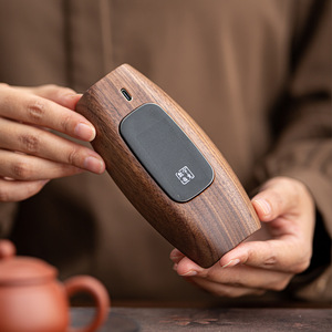 Solid Wood Digital Tea Scoop Scale Walnut Wood 0.1g Precision For Tea Ceremony Accessories - Product Image 3