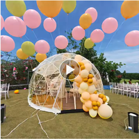 3.6 Limme Clear Angel Oxygen jardin extérieur petite tente igloo fête