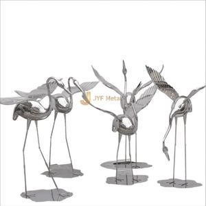 Estatua de Pájaro de Acero Inoxidable Art Deco, Personalizada, de Alta Calidad, Duradera, Multifuncional, Impermeable, para Decoración de Exteriores - Product Image 6