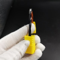 Fraise CNC en carbure de tungstène HWR HRC55 à 2/4 rainures 5*20*70 R/L pour le travail du bois, longue durée de vie