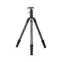 Mini Trípode Profesional de Fibra de Carbono con Cabezal de Bola T555R, Trípode para Fotografía y Caza, para Teléfonos y Cámaras