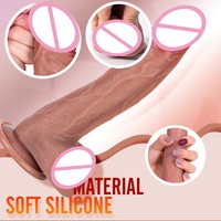 Gode télécommandé vibrateur jouets sexuels pour femmes jeux de couples vrai gode poussée G Spotter Massage USB charge magnétique %