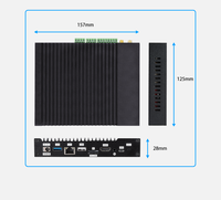 Mini PC Android Arm Rockchip RK3568 2 GbE LAN 2 COM RS232/RS485 USB GPIO Expandible Compatible con SIM 4G Wifi Linux Ubuntu Debain QT