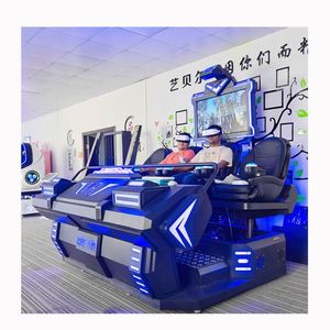 เครื่องเล่นเกมจำลองการเดินเรือในร่มแบบ VR 4 ที่นั่ง โครงสร้างโลหะ สำหรับโรงภาพยนตร์ 3 มิติ/4 มิติ/9 มิติ เหมาะสำหรับสวนสนุก ห้างสรรพสินค้า และสถานที่สาธารณะ - Product Image 3