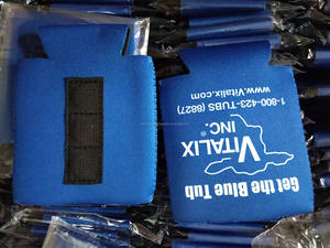 Coated with 3mm Foam Great Item for Tailgating 3 Magnets on the Back Magnetic Can Holders Can Cooler - Product Image 5