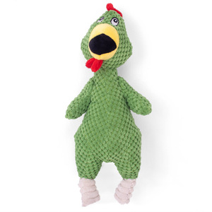 Pet Plush Toy Cat Dog Puzzle Toy Cute <strong>Chicken</strong> Bite Resistant Interactive <strong>Squeaky</strong> Pet Dog Teeth Cleaning Chew Toy Pet Supplies - Product Image 5