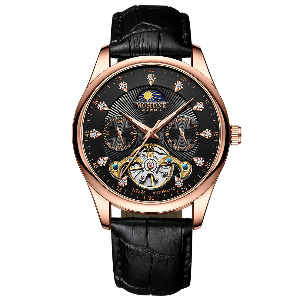 เส้นสีดำ-โรสโกลด์-ดำ