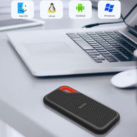 Hard Drive SSD Portabel Aluminium Alloy 8TB 2TB 1TB Tipe-C USB 3.0 Eksternal Solid State Disk untuk Mobile Laris Manis