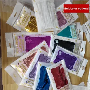 DAMAI colorido telón de fondo cortinas con flecos de aluminio 1*2M cortina de puerta de seda de lluvia decoración de fiesta de cumpleaños para diseño de escena de boda - Product Image 3