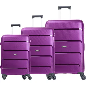 精致外观行李箱，带专利轮旅行3 pcs行李箱套装定制独特拉杆箱行李箱，适合日常生活