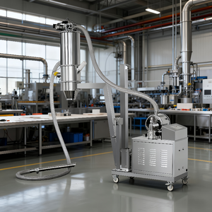 Fabrika doğrudan özel vakum konveyör pnömatik toz konveyör restoran kullanımı için sıcak satmak düşük fiyat yeni kahve tozu için - Product Image 4