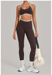 Ensemble de sport pour femme personnalisé, haute élasticité, respirant, yoga, entraînement, <span class=keywords><strong>7</strong></span> pièces, plusieurs styles, tenue de sport, séchage rapide - Product Image 4