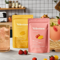 Tonchant Geperstond Fruit Snoepgoed van Voedingsmiddelenkwaliteit PE, Aardbei, Perzik, Citroen, Mango, Vriesgedroogd, met Suiker, Matte Ritszakjes