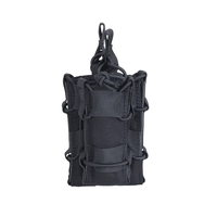 Étui Tactique à Double Decker TACO Tactique Molle, Pochette de Cartouche de Munitions Simple Mag pour Sac de Chasse