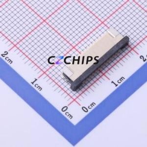 FC10-S12DCT-00 FFC/FPC Connector SMD,P=1mm,Horizontal Mount Connector Drawer Type Bottom Contact 12P 1mm - Product Image 1