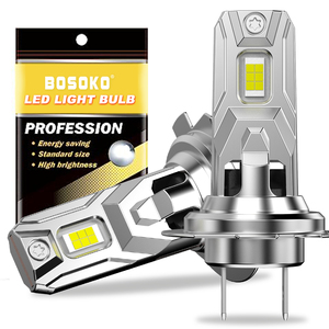 Ampoules de phare LED K10 Pro H7 6500K <span class=keywords><strong>blanc</strong></span> froid 60W 12V tout-en-un avec ventilateur Plug and Play ampoule halogène de remplacement - Product Image 1