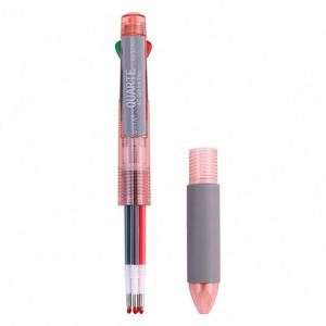 4-in-1 <b>Multi</b>-<b>Color</b> Ballpoint <b>Pen</b> Custom Logo Print Gel <b>Pens</b> with 0.5mm 0.7mm Writing Width for School & Office Promotional Gift - Product Image 3