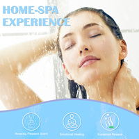 Tablette de douche naturelle avec étiquette personnalisée Vapeur de douche aux huiles essentielles avec forte et bonne odeur Vapeur de douche personnalisée Expert