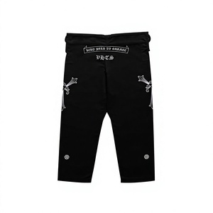Kimono de Jiu Jitsu Brasileño de la Mejor Calidad, Tejido Black Pearl, con Parches Bordados Personalizados, para Entrenamiento y Competencia - Product Image 4