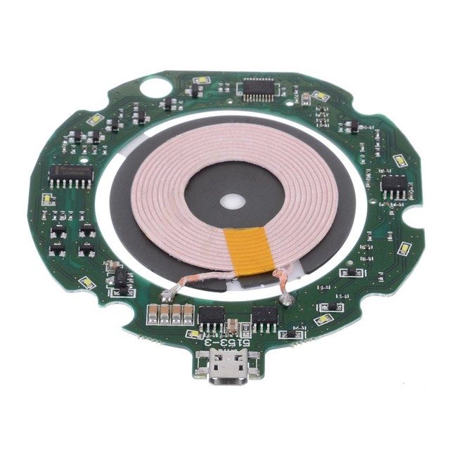 High Quality Standard 10W Qi Fast Wireless Charger Module Transmitter PCBA Circuit Board + Coil DIY Charging