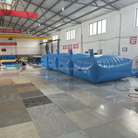 Machines de traitement de l'eau de sac d'eau d'irrigation douce épaissie pliable portative pour l'eau d'urgence de lutte contre les incendies industriels