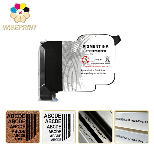 Compatible T16AE30 Industrial Solvent Ink Cartridge Large Capacity 90ml Fast Dry for IUT 12.7mm Black Ink Cartridge